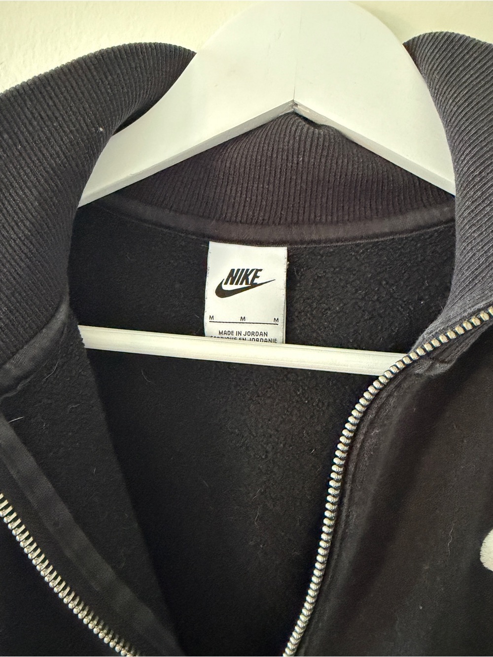 NIKE Women’s Phoenix Fleece 1/4-Zip Cropped Sweatshirt - Picture 3 of 4